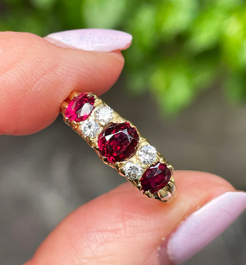 Blood red ruby ring! (Link to specs and details in comments) :  r/EngagementRings